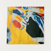 カンディンスキー印象IIIコンサート絵画抽象芸術 タペストリー (正面(横))