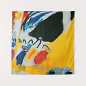 カンディンスキー印象IIIコンサート絵画抽象芸術 タペストリー (正面)