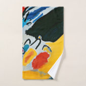 カンディンスキー印象IIIコンサート絵画抽象芸術 バスタオルセット (ハンドタオル)
