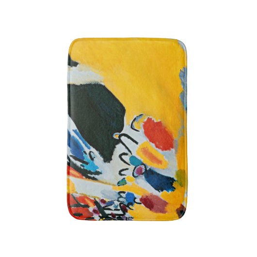 カンディンスキー印象IIIコンサート絵画抽象芸術 バスマット (正面縦)