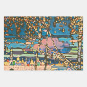 カンディンスキー印象IIIコンサート絵画抽象芸術 ラッピングペーパーシート (正面2)