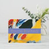 カンディンスキー印象IIIコンサート絵画抽象芸術 招待状 (スタンド正面)