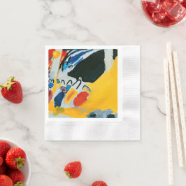 カンディンスキー印象IIIコンサート絵画抽象芸術 縁ありカクテルナプキン