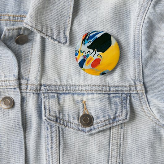 カンディンスキー印象IIIコンサート絵画抽象芸術 缶バッジ (インサイチュ)