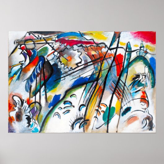 カンディンスキー即興28ポスター ポスター (正面)