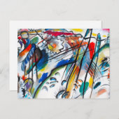 カンディンスキー即興28ポストカード ポストカード (正面/裏面)
