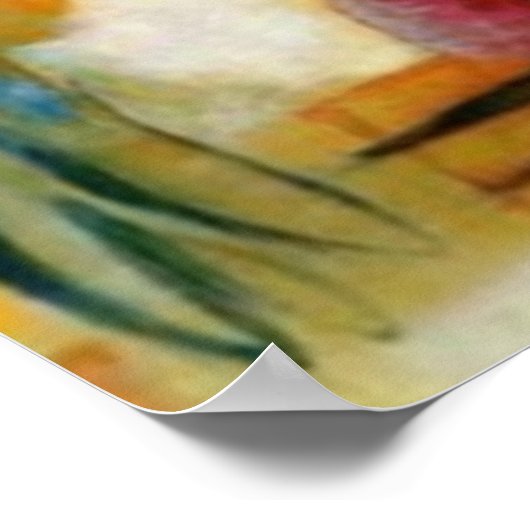 カンディンスキー即興33オリエント抽象芸術作品 ポスター (角)