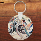 カンディンスキー合成抽象芸術 キーホルダー (正面)