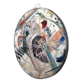 カンディンスキー合成抽象芸術 ダーツボード (正面右)