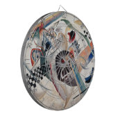 カンディンスキー合成抽象芸術 ダーツボード (正面左)