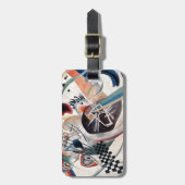 カンディンスキー合成抽象芸術 ラゲッジタグ (正面縦)