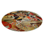 カンディンスキー合成絵画抽象芸術 カッティングボード (角)