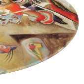 カンディンスキー合成絵画抽象芸術 カッティングボード (角)