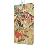 カンディンスキー合成絵画抽象芸術 カーエアーフレッシュナー (左)