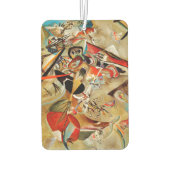 カンディンスキー合成絵画抽象芸術 カーエアーフレッシュナー (裏面)