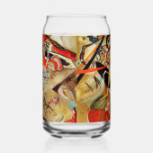 カンディンスキー合成絵画抽象芸術 ガラス缶 (左)