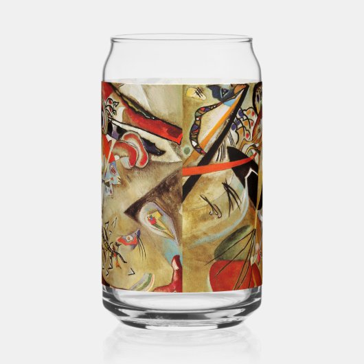 カンディンスキー合成絵画抽象芸術 ガラス缶 (左)