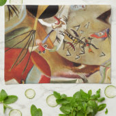 カンディンスキー合成絵画抽象芸術 キッチンタオル (折り畳み)