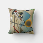 カンディンスキー合成絵画抽象芸術 クッション (正面)