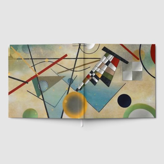 カンディンスキー合成絵画抽象芸術 ゲストブック (全面)