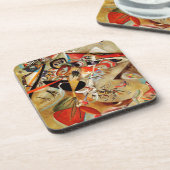 カンディンスキー合成絵画抽象芸術 コースター (左側)