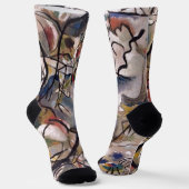 カンディンスキー合成絵画抽象芸術 ソックス (傾斜あり)