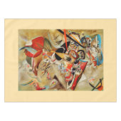カンディンスキー合成絵画抽象芸術 テーブルクロス (正面(横))