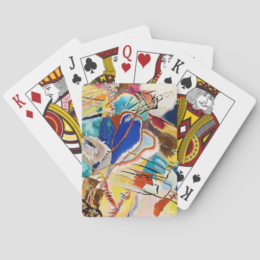 カンディンスキー合成絵画抽象芸術 トランプ (裏面)