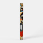 カンディンスキー合成絵画抽象芸術 iPhone 16ケース (右側面)