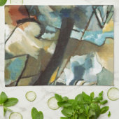 カンディンスキー合成V抽象芸術絵画ズ キッチンタオル (折り畳み)