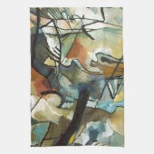 カンディンスキー合成V抽象芸術絵画ズ キッチンタオル (縦)