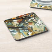 カンディンスキー合成V抽象芸術絵画ズ コースター (左側)