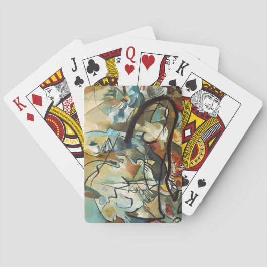 カンディンスキー合成V抽象芸術絵画ズ トランプ (裏面)