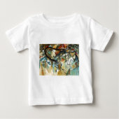 カンディンスキー合成V抽象芸術絵画ズ ベビーTシャツ (正面)