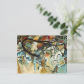 カンディンスキー合成V抽象芸術絵画ズ ポストカード (スタンド正面)