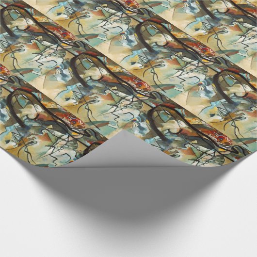 カンディンスキー合成V抽象芸術絵画ズ ラッピングペーパー (角)