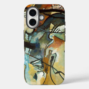 カンディンスキー合成V抽象芸術絵画ズ iPhone 16ケース