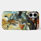 カンディンスキー合成V抽象芸術絵画ズ Case-Mate iPhoneケース (裏面 (横))