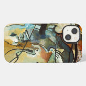 カンディンスキー合成V抽象芸術絵画ズ iPhoneケース (裏面横)