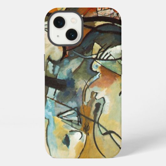 カンディンスキー合成V抽象芸術絵画ズ iPhoneケース (裏面)