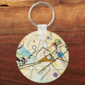 カンディンスキー合成VIIIキーチェーン キーホルダー (正面)