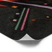 カンディンスキー合成X抽象芸術アートワーク ポスター (角)