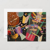 カンディンスキー合成X抽象芸術アートワーク ポストカード (正面/裏面)