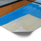 カンディンスキー大赤， 1924 ポスター (角)