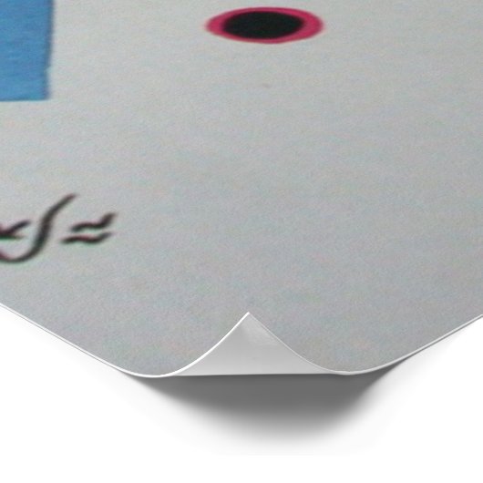 カンディンスキー小さな世界I抽象芸術絵画ズ ポスター (角)