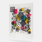 カンディンスキー小さな世界V抽象芸術 アクリルサイン (傾斜)