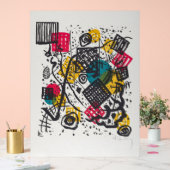 カンディンスキー小さな世界V抽象芸術 アクリルサイン (ウェディング)