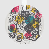 カンディンスキー小さな世界V抽象芸術 オーナメント (裏面)