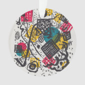 カンディンスキー小さな世界V抽象芸術 オーナメント (正面)