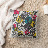 カンディンスキー小さな世界V抽象芸術 クッション (ブランケット)